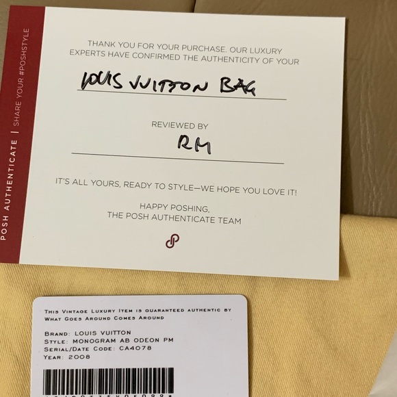 SOLD! Louis Vuitton Odeon PM - Picture 4 of 6